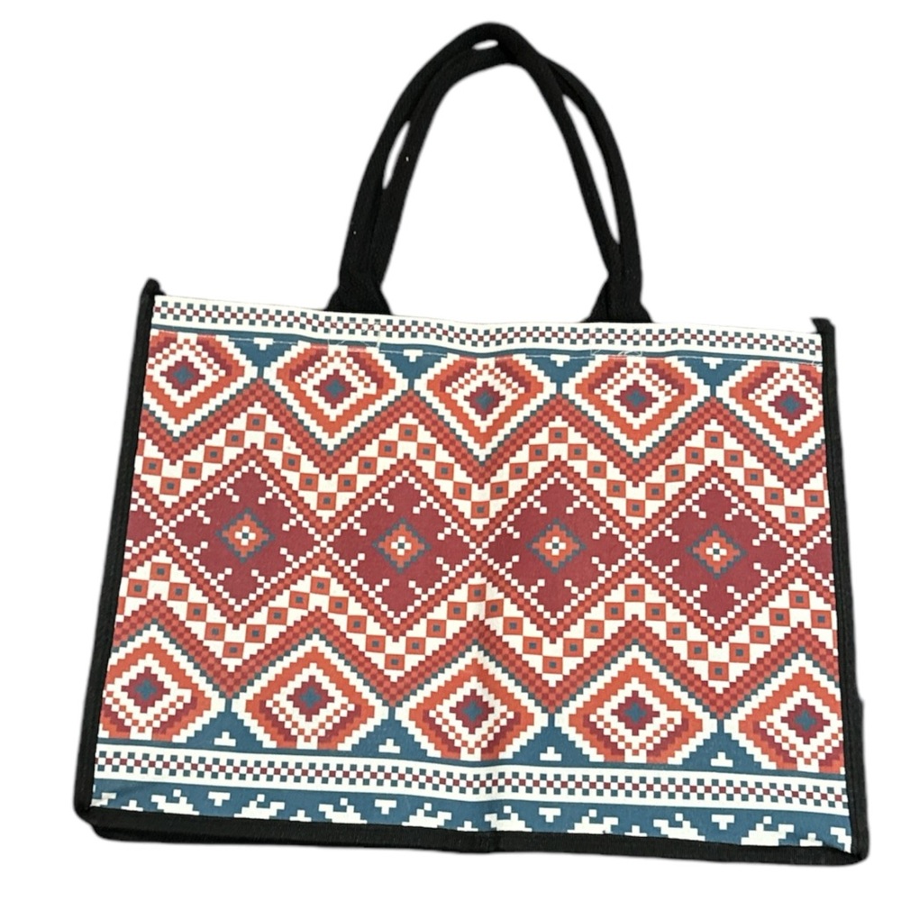 Aztec design tote bag for everyday use